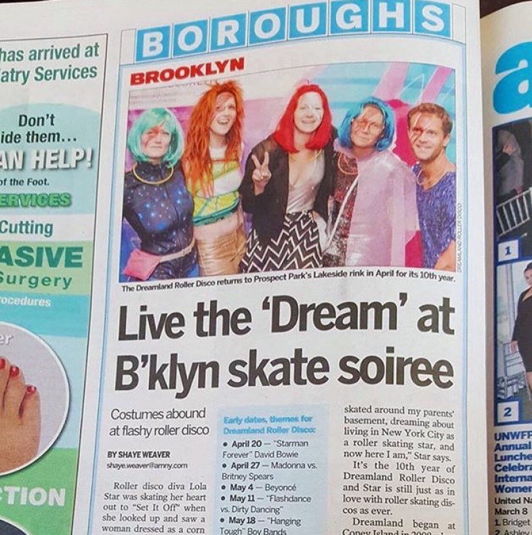 Write up in AM New York!