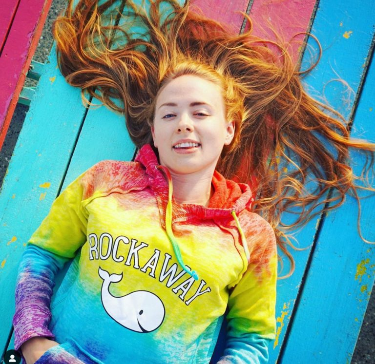 Tie dye candy colored fall